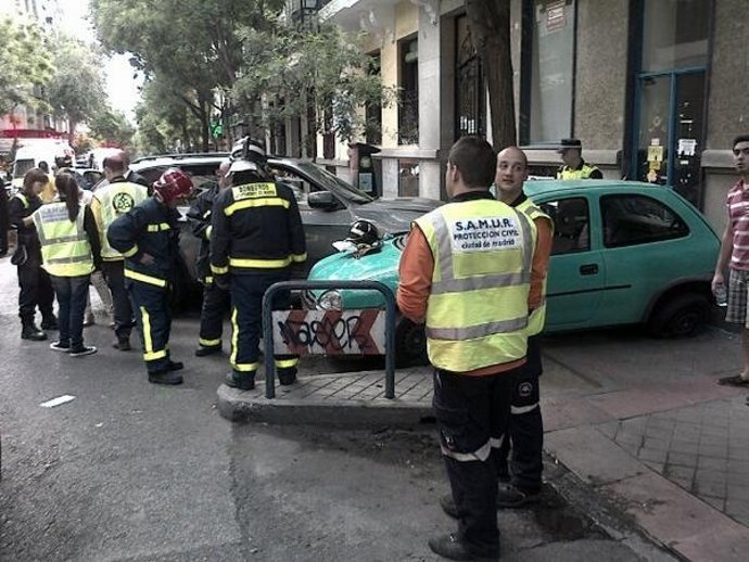 Imagen del atropello en la calle Hermosilla