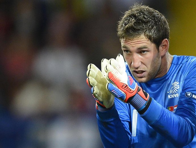 Maarten Stekelenburg, portero de la selección holandesa y del Fulham