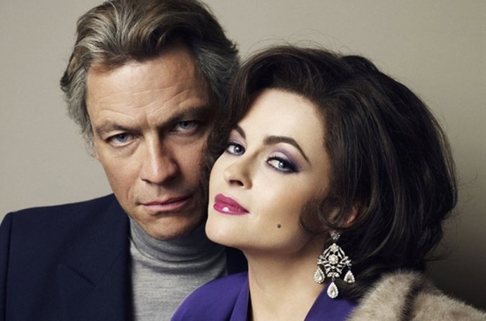 Helana Bonham Carter y Dominic West de Liz Taylor y Richard Burton
