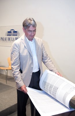 Emilio Calandín en el Palau