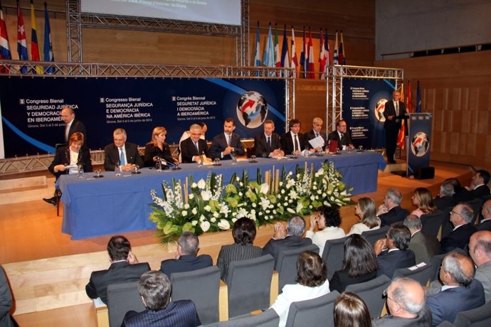 Inauguración del  Congreso de Seguridad Jurídica y Democracia en Iberoamérica