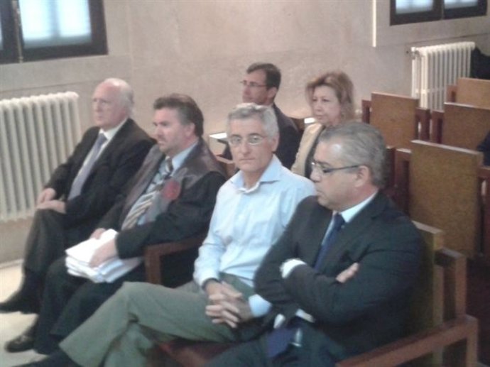 Maria Antònia Munar, Bartomeu Vicens, Miquel Nadal y Miquel Ángel Flaquer