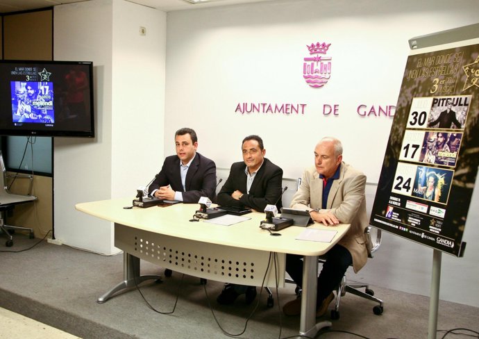 Rueda de prensa en Gandia