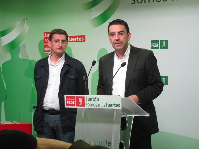 Jiménez, en rueda de prensa en Almería