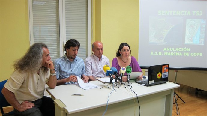 Rueda de prensa asociación Prolitoral tras sentencia TSJ sobre Marina Cope
