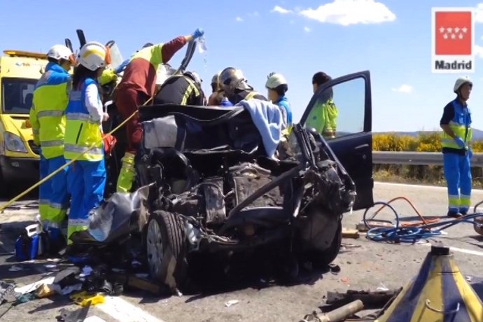 2 personas fallecen en accidente en La Cabrera (Madrid)