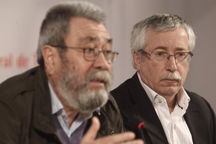 Cándido Méndez e Ignacio Fernández Toxo