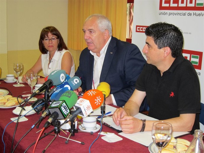 El secretario general de CCOO-A, Francisco Carbonero. 