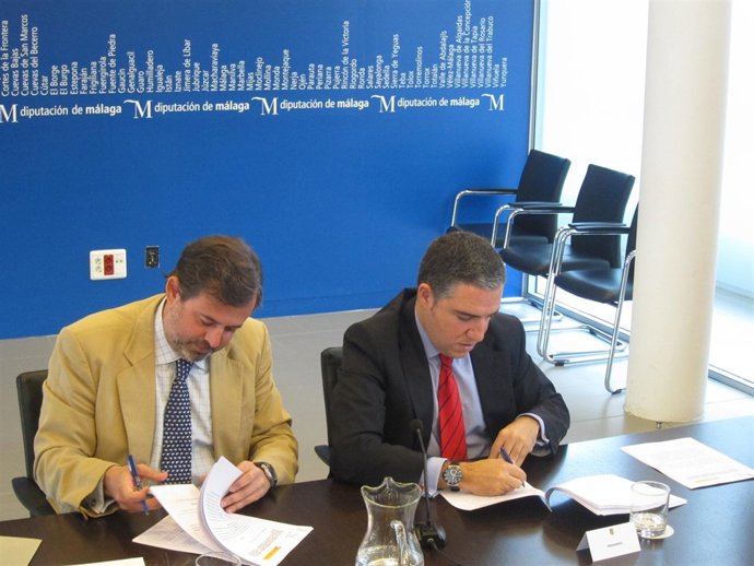 Elías Bendodo y Federico Ramos