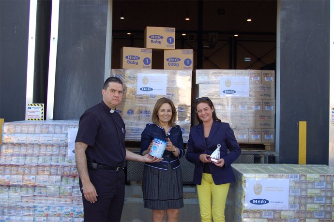 Hero España entrega 1.500 kilos de comida infantil a Cáritas Interparroquial de 