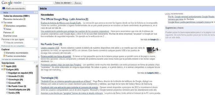 Google da más razones del cierre de Reader
