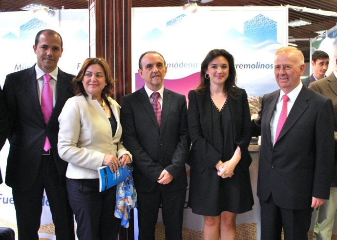 Inauguración de Euroal 2013 consejero turimo alcalde torremolinos