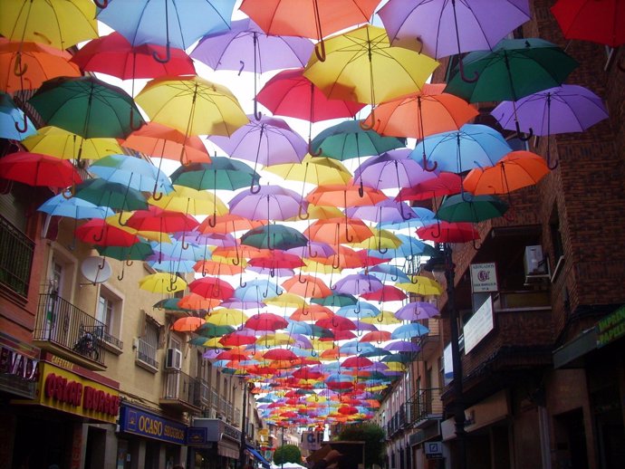 Paraguas en Getafe