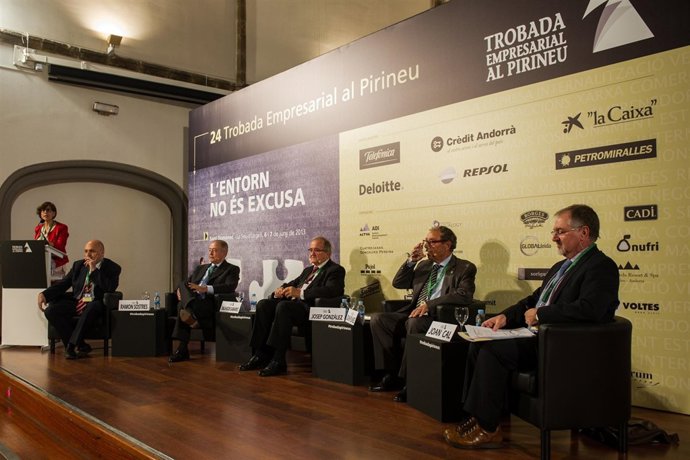 Sostres, Gabarró, González i Planes en Trobada al Pirineu