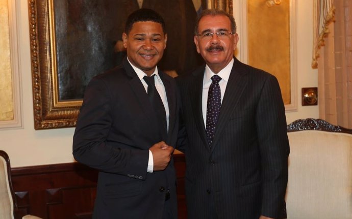 Presidente Danilo Medina y El JEFREY