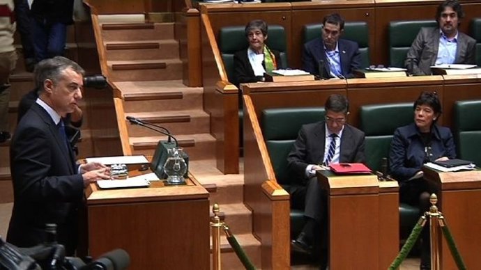 Urkullu en el parlamento vasco