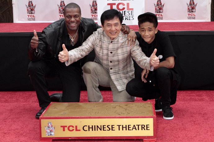 Chris Tucker, Jackie Chan y Jaden Smith