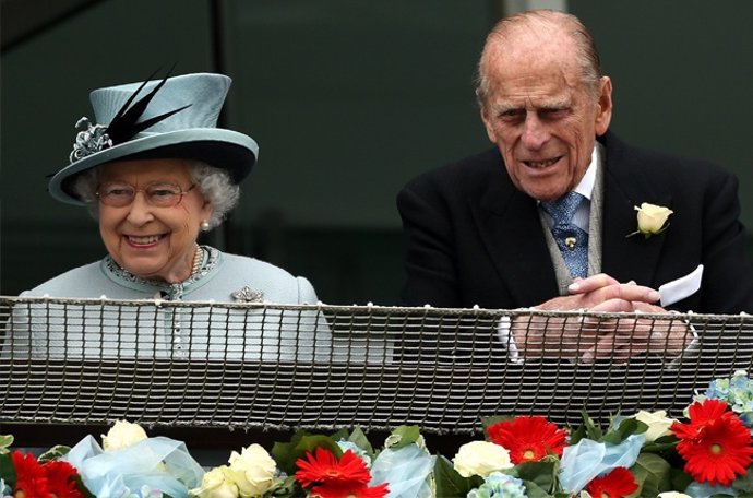 La Reina Isabel II junto a su marido el Duque de Edimburgo
