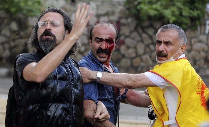 Enfrentamientos en Turquía