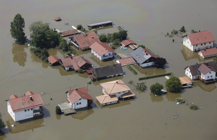 Inundaciones por el río Danubio
