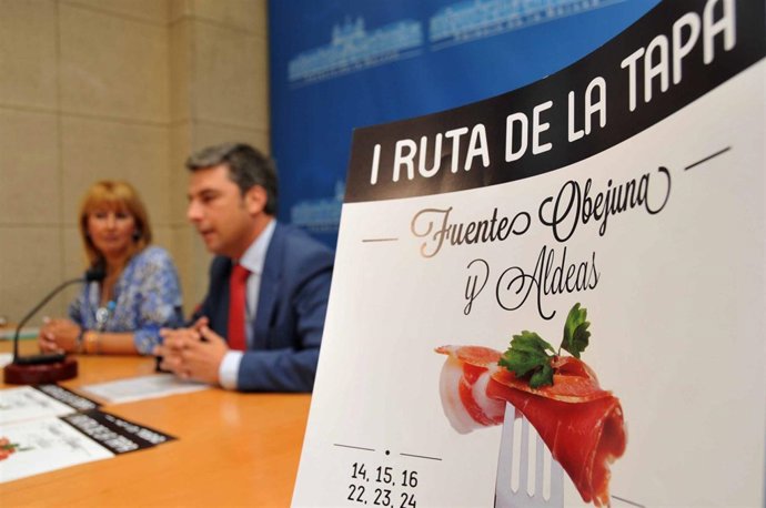Cabezas y Lorite en la presentación de la ruta