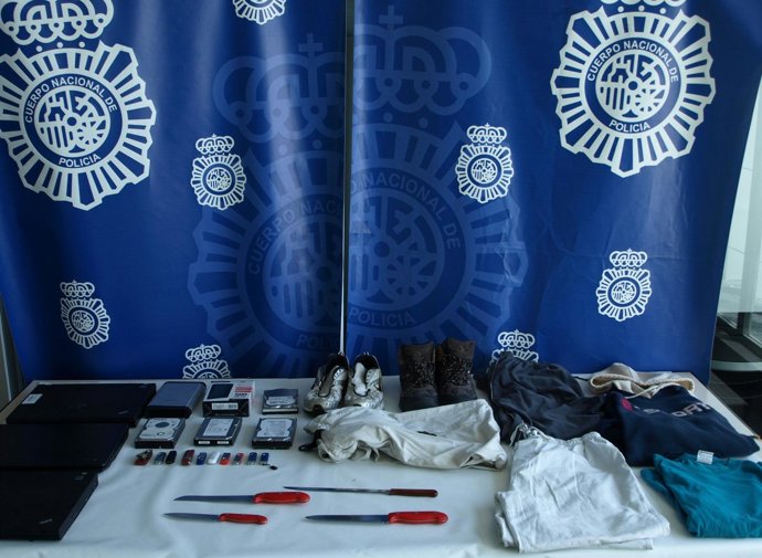 Efectos intervenidos a un presunto violador en serie