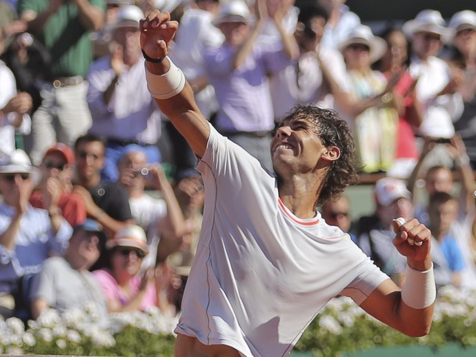 Rafa Nadal en Roland Garros