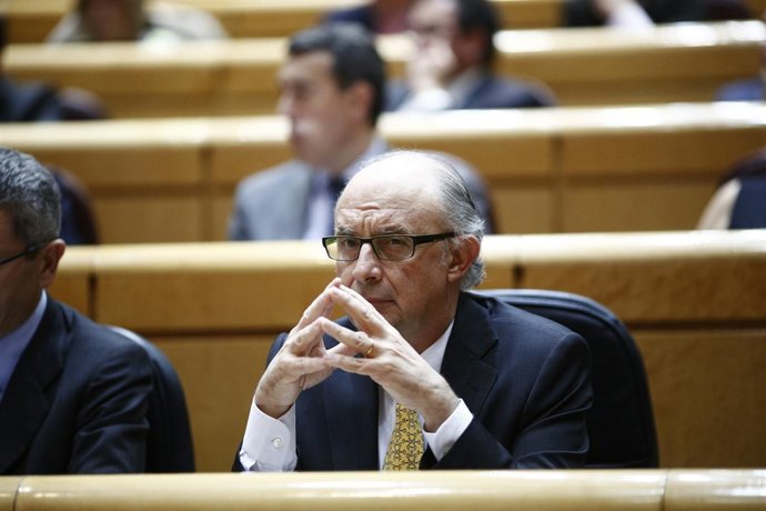 Cristóbal Montoro en el Senado