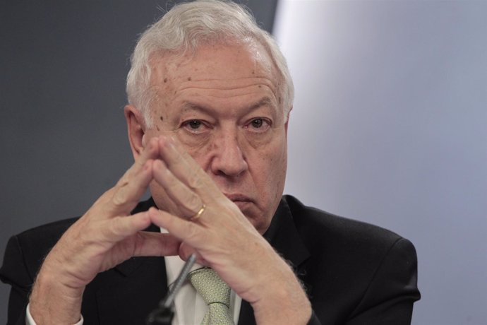 José Manuel García-Margallo durante el Consejo de Ministros 1-03-13