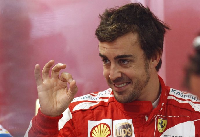 Fernando Alonso tras ser el más rápido en los libres de Canadá