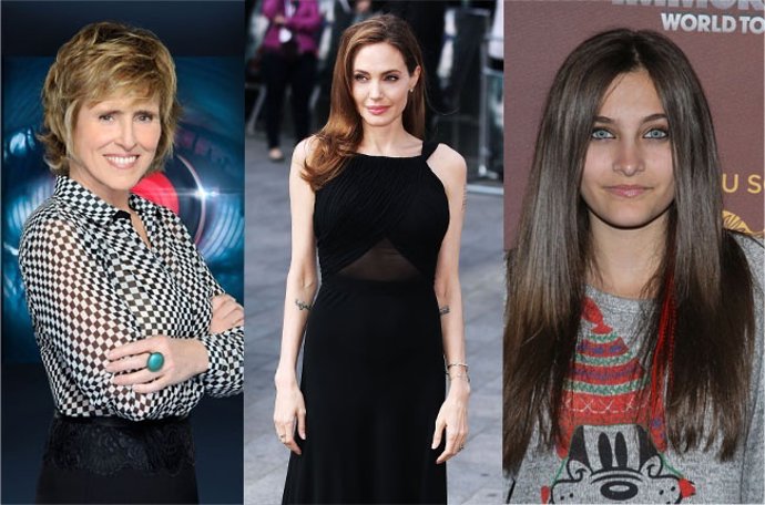 Mercedes Milá, angelina Jolie y Paris Jackson