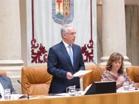 Ceniceros cierra el Capítulo del Real Gremio de Halconeros de España en Briones