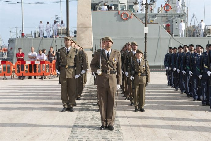 Cartagena y la Infantería de Marina, unidos bajo una misma bandera 