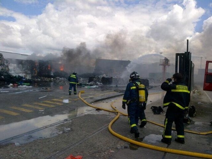 Incendio en Villaverde