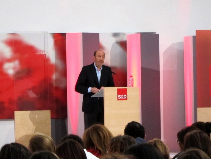 Rubalcaba este sábado en Sevilla