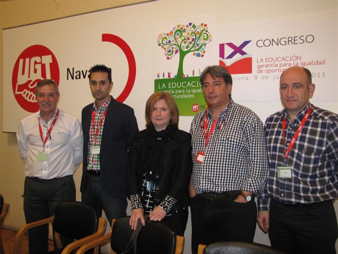 Integrantes de la nueva Comisión Ejecutiva de la Federación de Enseñanza de UGT