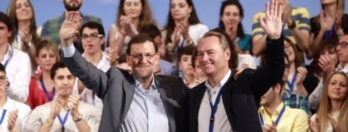 Rajoy y Fabra en la convención del PPCV de Peñíscola