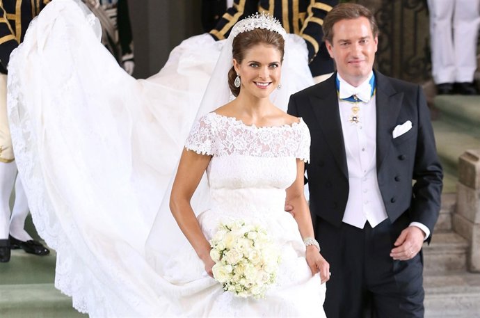 Princesa Magdalena de Suecia y Christopher O'Nei