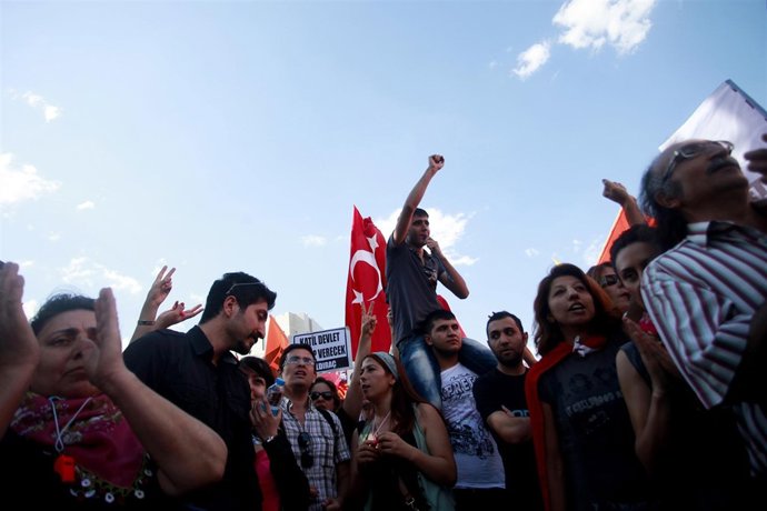 Protestas contra el Gobierno de Erdogan en Turquía