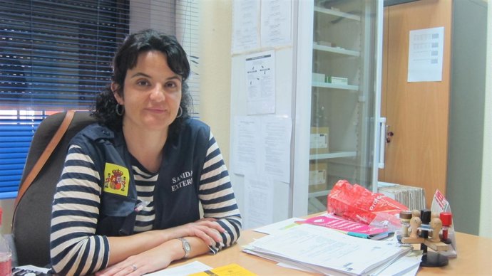 La jefa del servicio médico de Sanidad Exterior de Huelva, Mar Faraco.
