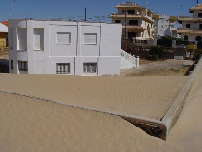 Imagen construcción en Punta Umbría (Huelva)