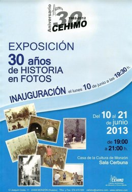 El CEHIMO inaugura la exposición '30 años de historia en fotos'.