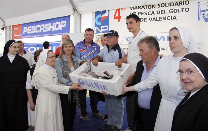 Sánchez Zaplana en la Maratón de Pesca