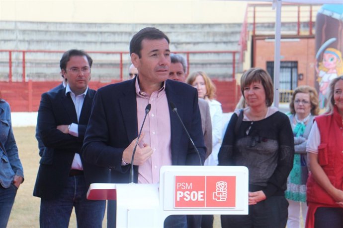 Tomás Gómez, en Algete