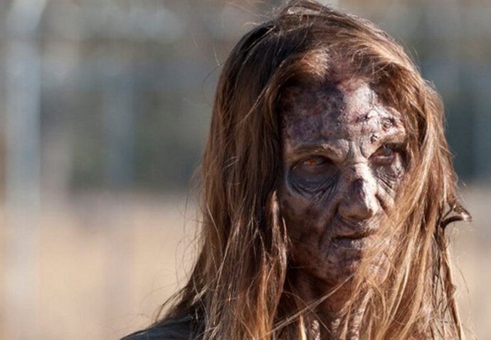 Un zombi de The walking Dead