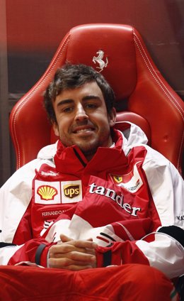 El piloto español de Ferrari, Fernando Alonso