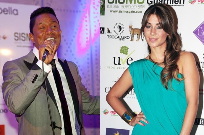 Elena Tablada y el hermano de Michael Jackson