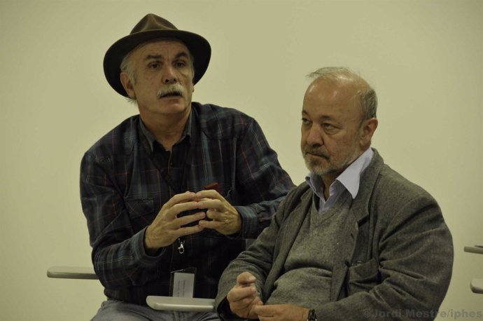 Los autores del libro, Eudald Carbonell y Jordi Agustí
