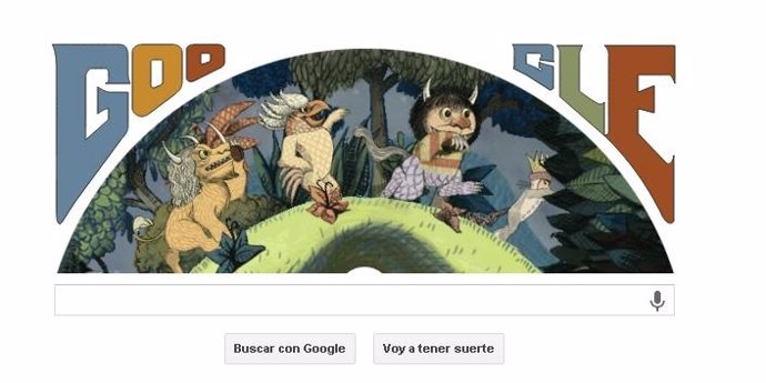 Google homenajea a Maurice Sendak con un doodle