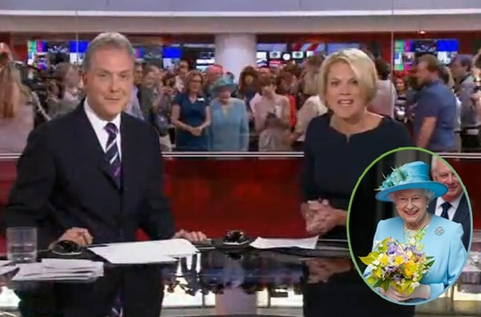 Isabel II visita la nueva sede central de la BBC